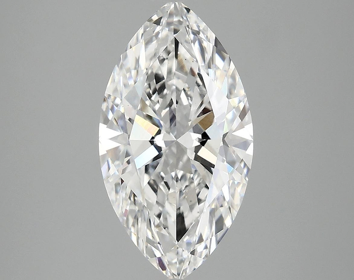 2.86 Carat Marquise Shaped Excellent Cut VS2 IGI Certified Lab Grown Diamond
