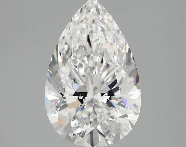 2.07 Carat Pear Shaped Ideal Cut VS1 IGI Certified Lab Grown Diamond