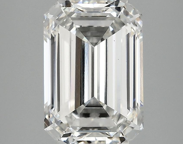 2.97 Carat Emerald Shaped Ideal Cut VS1 IGI Certified Lab Grown Diamond