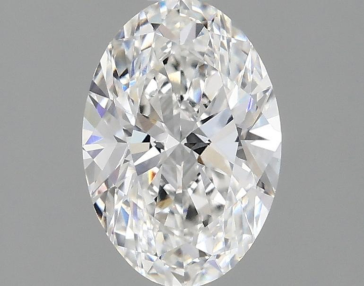 1.37 Carat Oval Shaped Ideal Cut VVS2 IGI Certified Lab Grown Diamond
