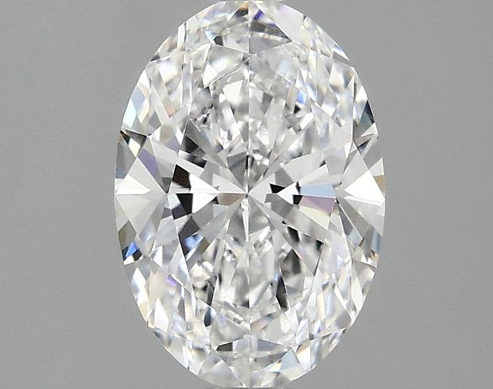 1.54 Carat Oval Shaped Ideal Cut VVS2 IGI Certified Lab Grown Diamond