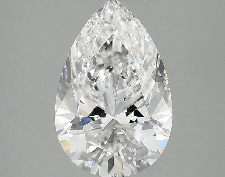 2.57 Carat Pear Shaped Excellent Cut VS2 IGI Certified Lab Grown Diamond