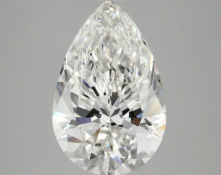 4.06 Carat Pear Shaped Ideal Cut VS1 IGI Certified Lab Grown Diamond