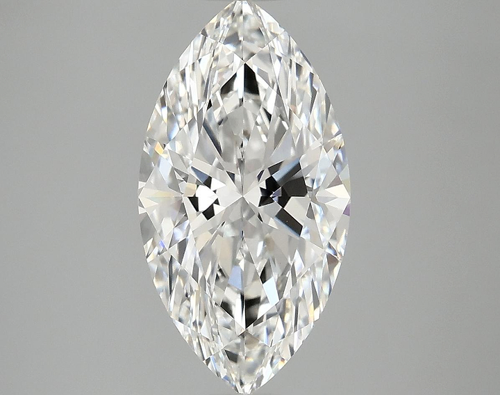 3.03 Carat Marquise Shaped Excellent Cut VVS2 IGI Certified Lab Grown Diamond