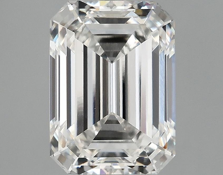 3.48 Carat Emerald Shaped Excellent Cut VVS2 IGI Certified Lab Grown Diamond