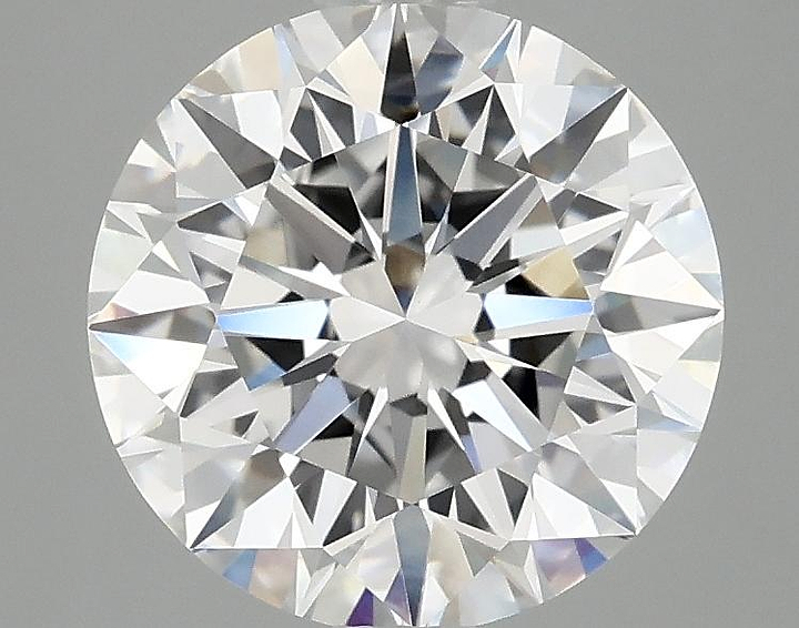 2.53 Carat Round Shaped Ideal Cut VVS2 IGI Certified Lab Grown Diamond