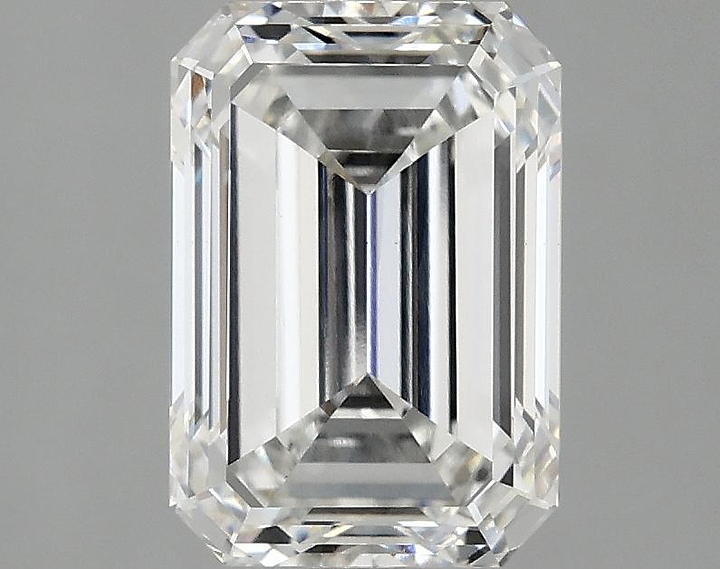 2.56 Carat Emerald Shaped Ideal Cut VS1 IGI Certified Lab Grown Diamond