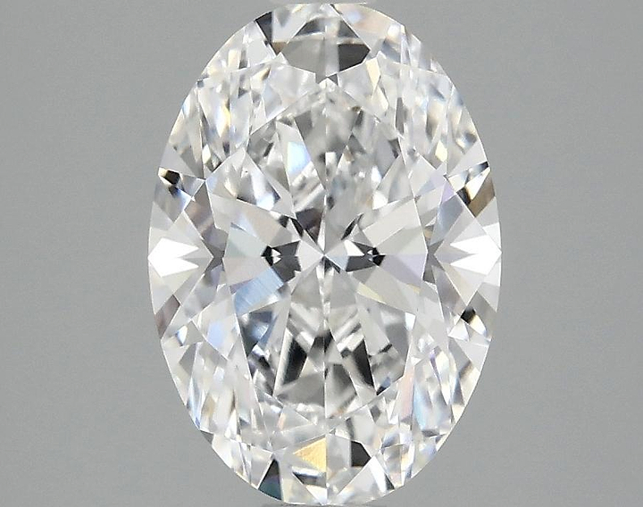 2.05 Carat Oval Shaped Ideal Cut VVS2 IGI Certified Lab Grown Diamond