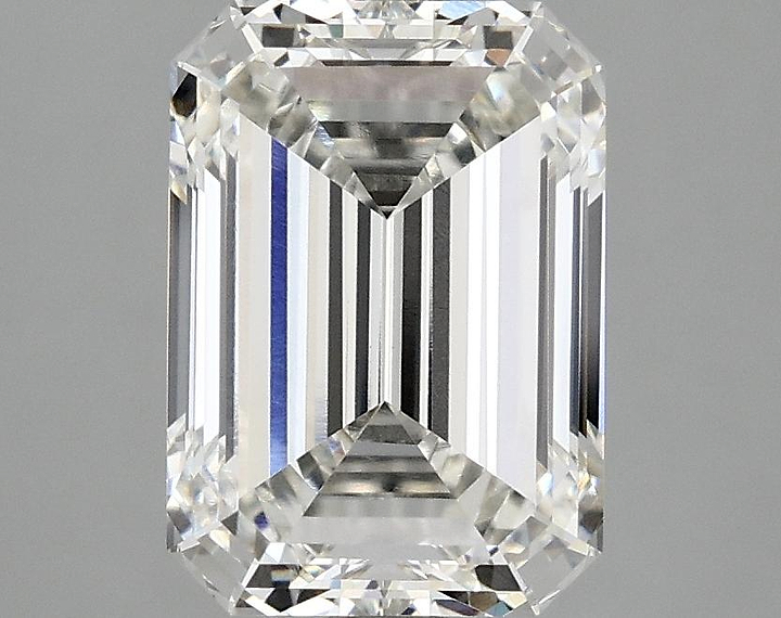 3.03 Carat Emerald Shaped Ideal Cut VVS2 IGI Certified Lab Grown Diamond