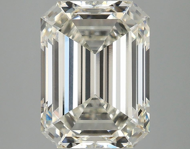 4.07 Carat Emerald Shaped Excellent Cut VS1 IGI Certified Lab Grown Diamond