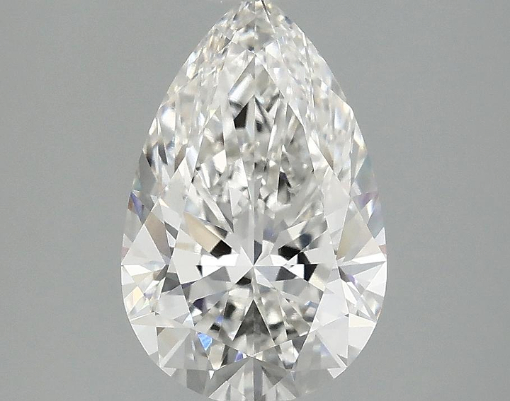 2.1 Carat Pear Shaped Ideal Cut VVS2 IGI Certified Lab Grown Diamond