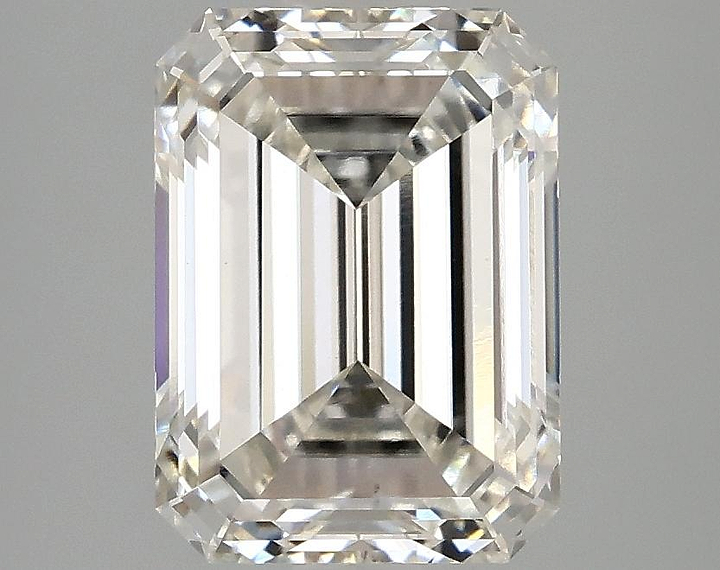 3.01 Carat Emerald Shaped Excellent Cut VS1 IGI Certified Lab Grown Diamond