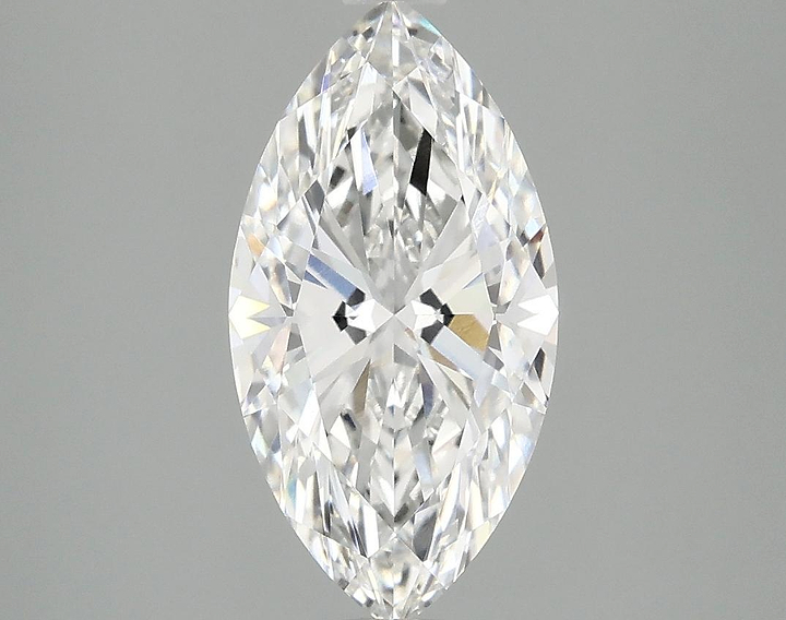 2.05 Carat Marquise Shaped Ideal Cut VVS2 IGI Certified Lab Grown Diamond