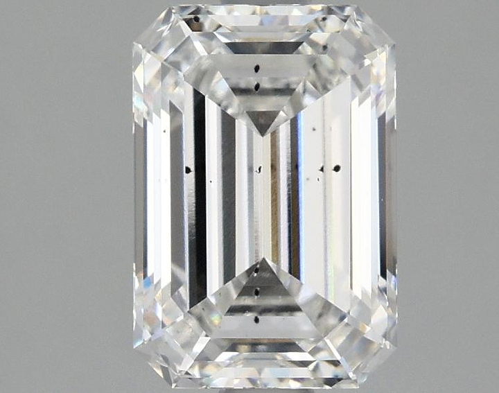 1.97 Carat Emerald Shaped Ideal Cut SI1 IGI Certified Lab Grown Diamond