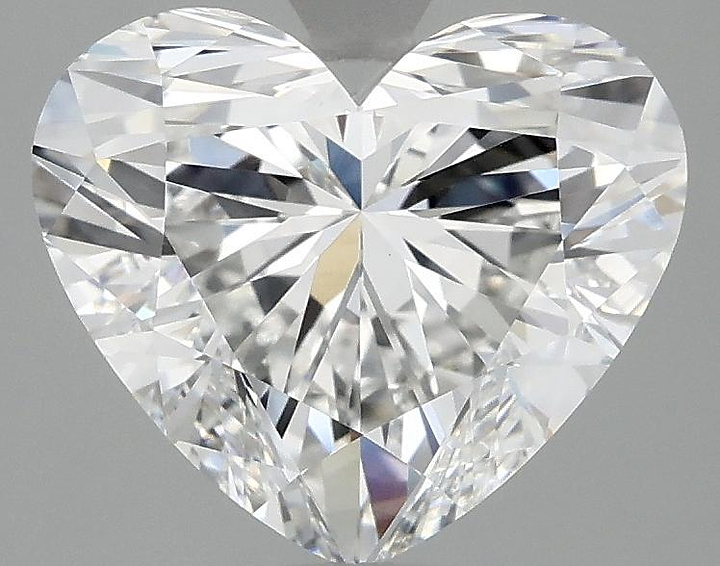 3.03 Carat Heart Shaped Excellent Cut VVS2 IGI Certified Lab Grown Diamond
