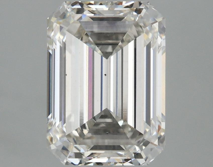 3.08 Carat Emerald Shaped Excellent Cut VS2 IGI Certified Lab Grown Diamond