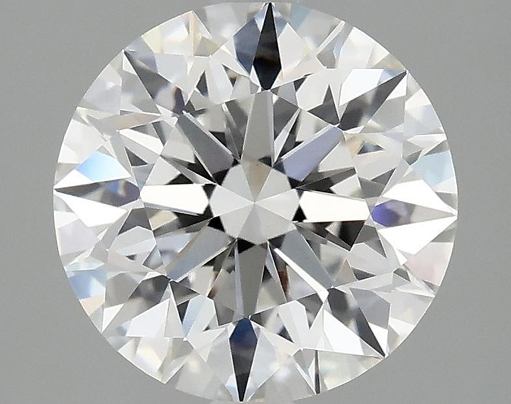3.08 Carat Round Shaped Excellent Cut VVS2 IGI Certified Lab Grown Diamond
