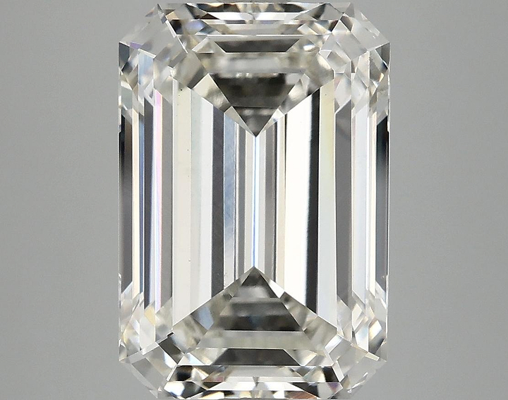 6.48 Carat Emerald Shaped Ideal Cut VS1 IGI Certified Lab Grown Diamond