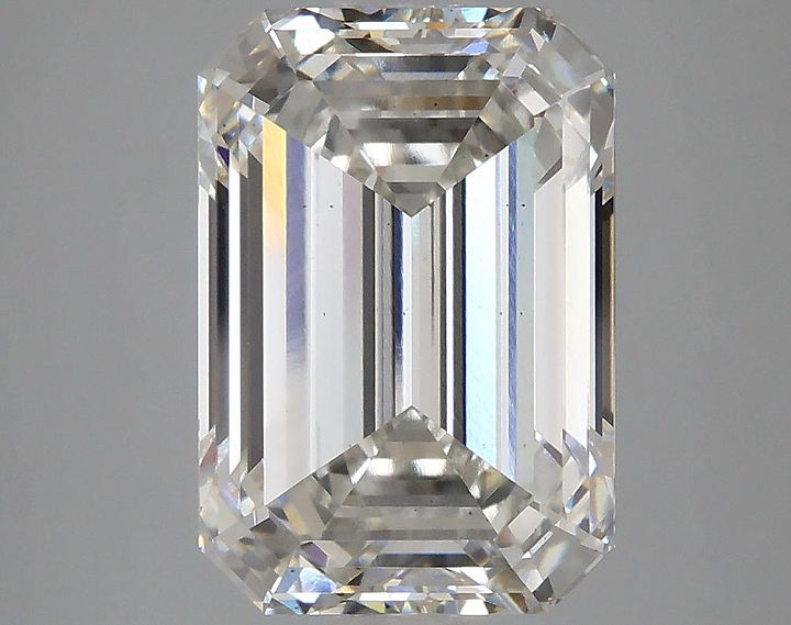 5.07 Carat Emerald Shaped Ideal Cut VS2 IGI Certified Lab Grown Diamond