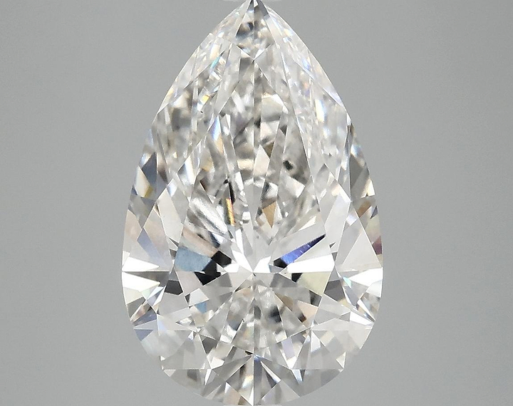 4.06 Carat Pear Shaped Ideal Cut VS2 IGI Certified Lab Grown Diamond