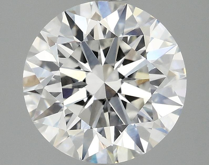3.07 Carat Round Shaped Excellent Cut VVS2 IGI Certified Lab Grown Diamond