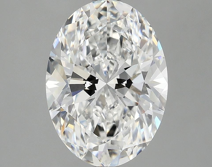 3.08 Carat Oval Shaped Ideal Cut VVS2 IGI Certified Lab Grown Diamond