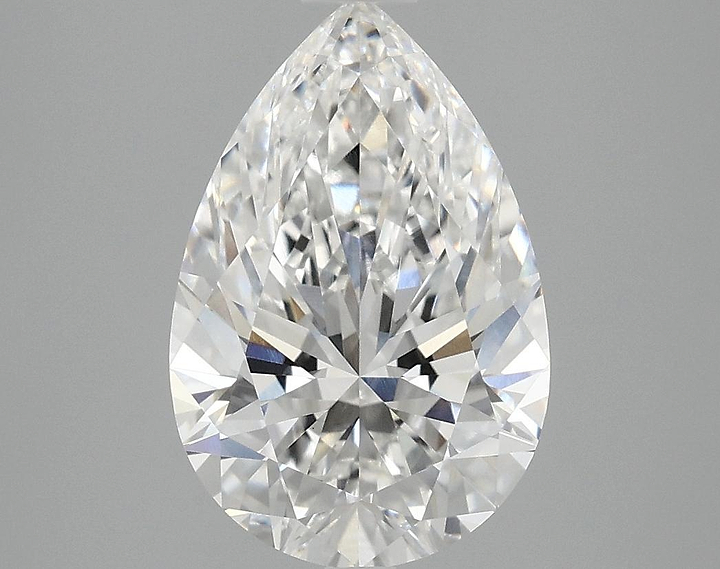 3.09 Carat Pear Shaped Excellent Cut VS1 IGI Certified Lab Grown Diamond