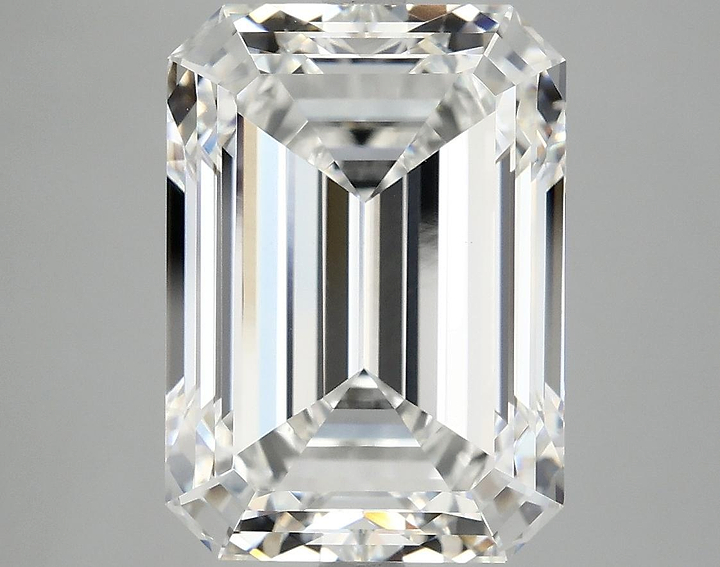 7.32 Carat Emerald Shaped Ideal Cut VVS2 IGI Certified Lab Grown Diamond
