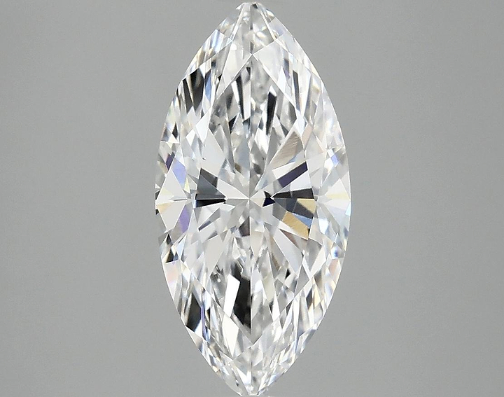 1.98 Carat Marquise Shaped Excellent Cut VVS2 IGI Certified Lab Grown Diamond