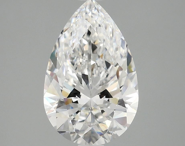 2.1 Carat Pear Shaped Ideal Cut VVS2 IGI Certified Lab Grown Diamond