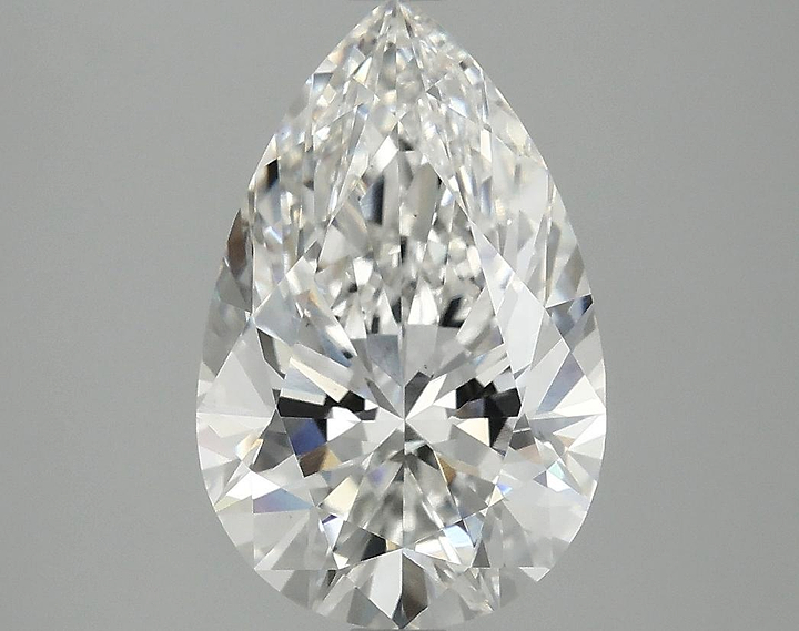 3.09 Carat Pear Shaped Ideal Cut VS1 IGI Certified Lab Grown Diamond