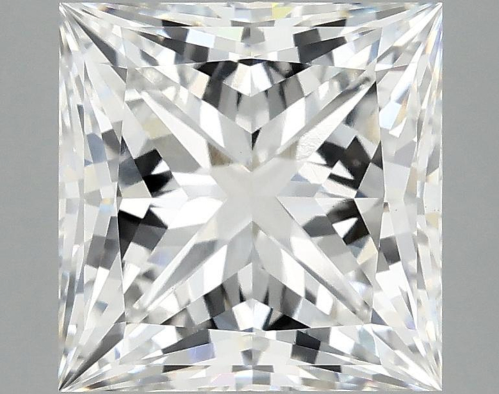 4.13 Carat Princess Shaped Ideal Cut VS1 IGI Certified Lab Grown Diamond