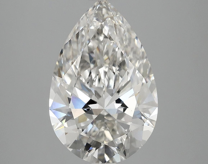 3.88 Carat Pear Shaped Excellent Cut VS1 IGI Certified Lab Grown Diamond