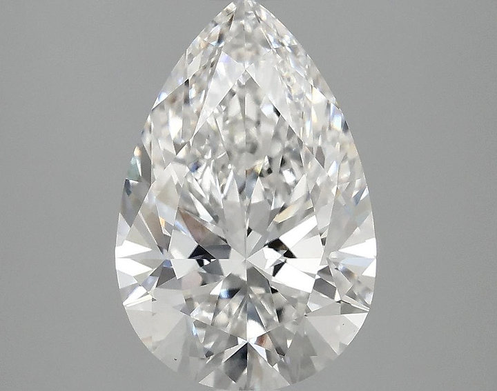 3.04 Carat Pear Shaped Excellent Cut VS1 IGI Certified Lab Grown Diamond