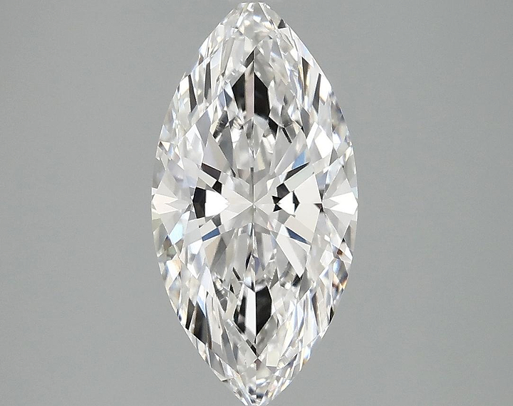 2.01 Carat Marquise Shaped Ideal Cut VVS2 IGI Certified Lab Grown Diamond