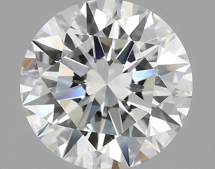 2.07 Carat Round Shaped Ideal Cut VVS2 IGI Certified Lab Grown Diamond