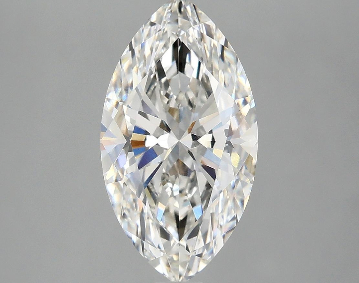 2.52 Carat Marquise Shaped Excellent Cut VVS2 IGI Certified Lab Grown Diamond