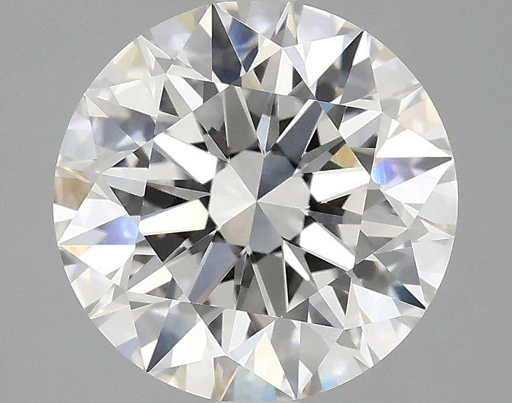 3.07 Carat Round Shaped Ideal Cut VVS2 IGI Certified Lab Grown Diamond