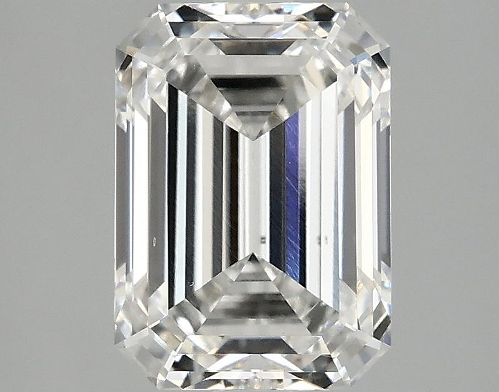 2.59 Carat Emerald Shaped Ideal Cut VS2 IGI Certified Lab Grown Diamond