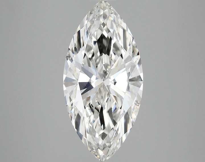 3.03 Carat Marquise Shaped Excellent Cut VVS2 IGI Certified Lab Grown Diamond