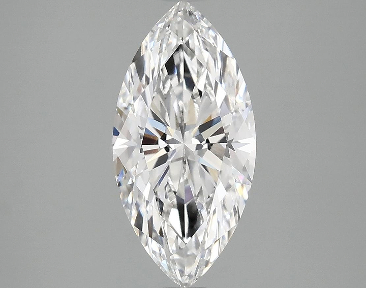 2.08 Carat Marquise Shaped Ideal Cut VVS2 IGI Certified Lab Grown Diamond