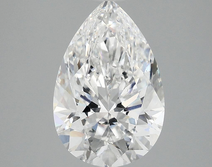 3.09 Carat Pear Shaped Excellent Cut VS1 IGI Certified Lab Grown Diamond