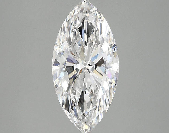 2.56 Carat Marquise Shaped Excellent Cut SI1 IGI Certified Lab Grown Diamond