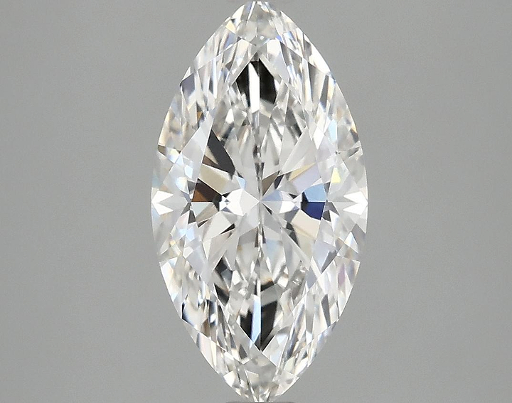 2.1 Carat Marquise Shaped Excellent Cut VVS1 IGI Certified Lab Grown Diamond