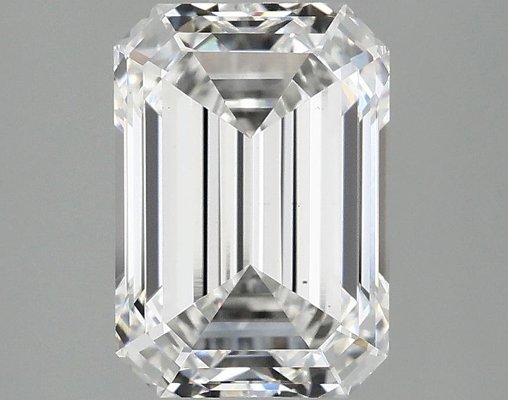 3.04 Carat Emerald Shaped Ideal Cut VS1 IGI Certified Lab Grown Diamond