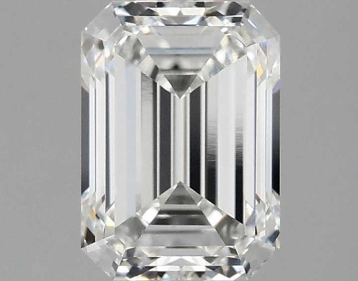 2.0 Carat Emerald Shaped Ideal Cut VVS1 IGI Certified Lab Grown Diamond