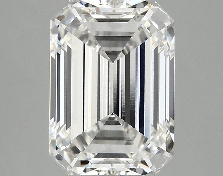 3.09 Carat Emerald Shaped Ideal Cut VS1 IGI Certified Lab Grown Diamond