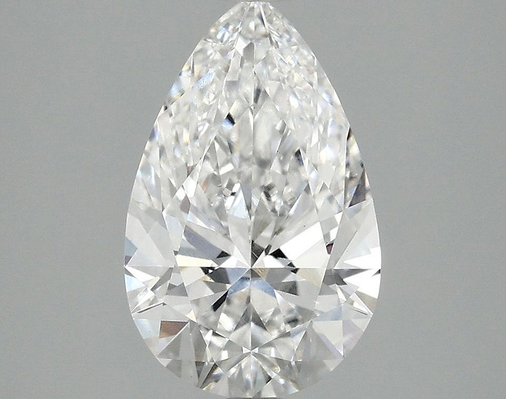 2.06 Carat Pear Shaped Ideal Cut VVS2 IGI Certified Lab Grown Diamond