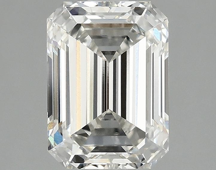 2.06 Carat Emerald Shaped Excellent Cut VVS2 IGI Certified Lab Grown Diamond