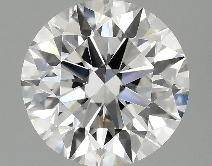 2.07 Carat Round Shaped Ideal Cut VVS2 IGI Certified Lab Grown Diamond